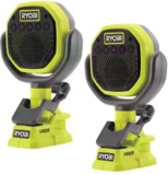 RYOBI ONE+ 18V Cordless VERSA Clamp Speaker 2-Pack for $54.79