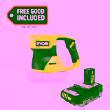 RYOBI ONE+ 18V Cordless 6-Inch Random Orbit Buffer with 2.0Ah Battery for $49.97