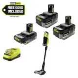 RYOBI ONE+ HP 18V Starter Kit with 2 Batteries and Vacuum for $199.00