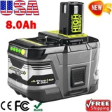 RYOBI P108 18V One+ 8.0Ah Lithium-Ion Battery – $18.40