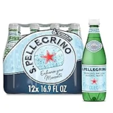 12-Pack S.Pellegrino Sparkling Natural Mineral Water 16.9oz for $8.38