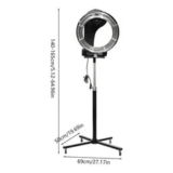 Salon Infrared Lamp Hair Hood Dryer with 6 Temperature Modes for $206.20