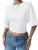 SAMPEEL Basic Crop Tops with Batwing Sleeves for $7.99