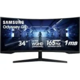 Samsung Odyssey G5 (G55T) 34″ Curved WQHD Gaming Monitor for $265.04