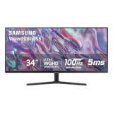 Samsung ViewFinity S50GC 34″ Ultra-WQHD Monitor for $208.99