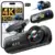 Sarmert C3 4K WiFi GPS Dash Camera with 1080p Rear and Cabin Cameras for $35