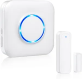 Satisure Wireless Door Open Contact Sensor Alarm Chime with 600′ Range for $4.98
