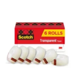 Scotch Clear Photo Safe Transparent Tape (6 Rolls) for $4.69