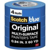ScotchBlue Original Multi-Surface Painter’s Tape – 4 Rolls for $11.97