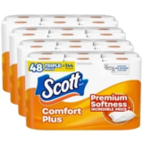 48-Roll Scott ComfortPlus Toilet Paper (Triple Rolls) $17 at Amazon