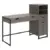 Scranton & Co Sit-to-Stand Desk with Side Hutch Storage for $307.99