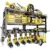 Seenwuun 3-Tier 9-Drill Holder Wall Mounted Power Tool Organizer (Medium) – $28.49