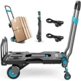 Seesii 2-in-1 Folding Hand Truck Dolly – 330lbs Capacity – $54.99 at Amazon