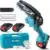 Seesii M6 Lite 6″ 900W Cordless Electric Chainsaw Kit with 2 Batteries for $19.74