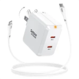 Selore 67W GaN Dual-Port USB-C Foldable Wall Charger for $9.99