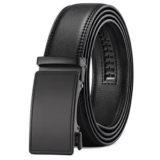 Sendefn Men’s Adjustable Leather Belt with Automatic Ratchet Buckle for $4.99
