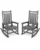 SERWALL Outdoor Rocking Chair 2-Pack for $168.74