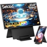 Setclod 23.8″ Portable Monitor with 1080p Resolution for $89.99
