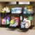 3-Pack Sevenblue 2-Tier Under Sink Organizers (Black) – $19