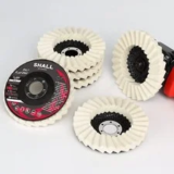 SHALL 4-1/2″ Wool Polishing Discs – New – $17.36