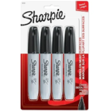 Sharpie Large Permanent Markers 4-Pack for $4.44