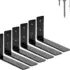 Neodymium Black Magnetic Hooks 6-Pack for $2 $2.00