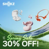 Shokz Wireless Audio Spring Sale: Save Up to 30% + Extra $5 Off Select Models