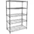 Simple Deluxe Heavy Duty 5-Shelf Storage Shelving Unit – Black Finish – $49.49