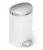 simplehuman 1.6 Gallon Stainless Steel Bathroom Step Trash Can (White Steel) – $18
