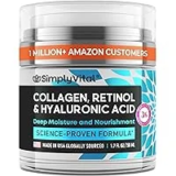 SimplyVital Collagen Retinol & Hyaluronic Acid Anti-Aging Face Moisturizer – $17.98 ($28.49 Original)