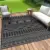 SIXHOME 5’x8′ Reversible Outdoor Patio Rug for $15.79