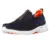 Skechers Go Walk 6 Stretch Fit Slip-On Shoes in Navy/Orange for $44.03
