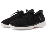Skechers Women’s Hands Free Slip-ins Go Walk 6 in Black/Hot Pink for $36.91