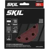 Skil 5″ Round Sanding Paper Kit (20-Piece) for $4.90