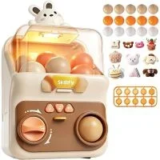 Skirfy 13″ Light-up Gashpon Capsule Machine with 10 Dolls and 15 Capsules for $17.99