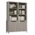 SLEKVERSA 70.7″ Tall Bookshelf with Double Storage for $100