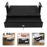 Under Desk Storage Drawer with Computer Pad for $34.86