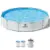 SLOOSH Round Above Ground Pool with Filter Pump for $124.99