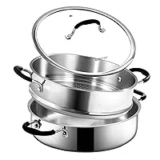 SLOTTET Tri-Ply Stainless Steel Sauté Pan – 5 Quart for $24.99