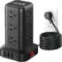 Black Heavy Duty Zip Ties – 400-Piece Assorted Sizes for $3.49