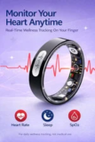 Smart Ring ECG Heart Monitor and Fitness Tracker for $48.99