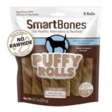8-Count SmartBones Puffy Rolls Chews for $8.52