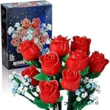 SMIDOLE Red Rose Bouquet Building Set (648 Pieces) – $9.99 ($24.99 Original)