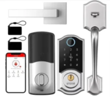 SMONET Smart Fingerprint Keyless Entry Door Lock Set for $60