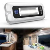 SnowyFox 6″ RV Interior Lights with Smart Touch Control for $8.39
