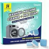Snugava 24-Pack Washing Machine Cleaner Tablets for $6.49 – 1-Year Supply