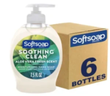 6-Pack Softsoap Moisturizing Liquid Hand Soap 7.5oz for $5.70