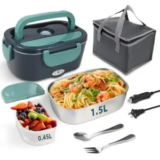 SOHIDA 1.5L Electric Lunch Box Heater for $13