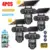 12MP Solar Battery Home Security Camera with 3 Lenses – $186.00