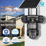 Solar Battery Powered Wireless WiFi Home Security Camera System for $58.99